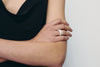 OLIO E ACETO Silver Silver Aperture Ring OA03F18